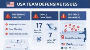 FIFA World Cup 2026 defensive crisis-Defensive gaps in USA men's soccer