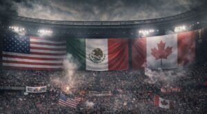 FIFA World Cup 2026 defensive crisis-Stadium protest during international soccer event