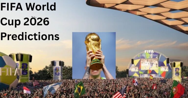 FIFA World Cup 2026 Predictions graphic showing top football nations and projected tournament favorites