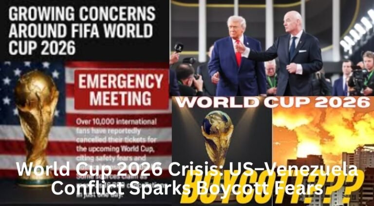 World Cup 2026 Crisis US–Venezuela Conflict Sparks Boycott Fears